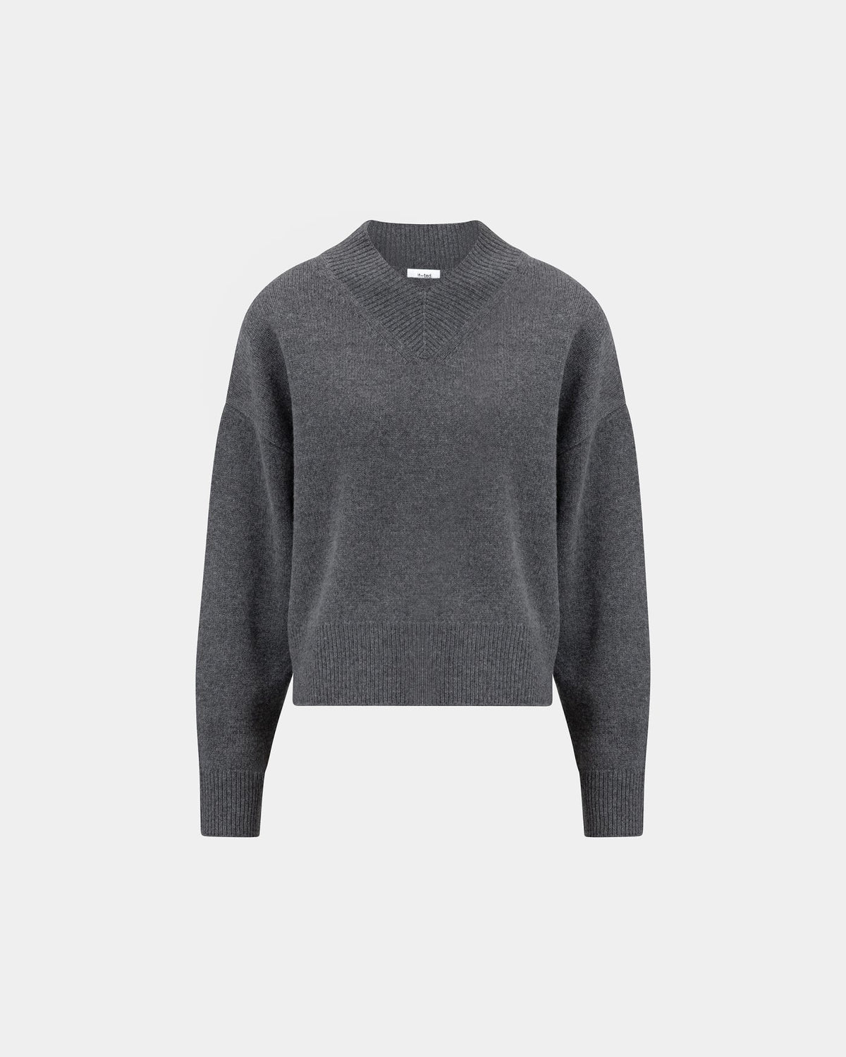 KNIT-TED JEAN PULLOVER ANTRA GRIJS - S. LABELS