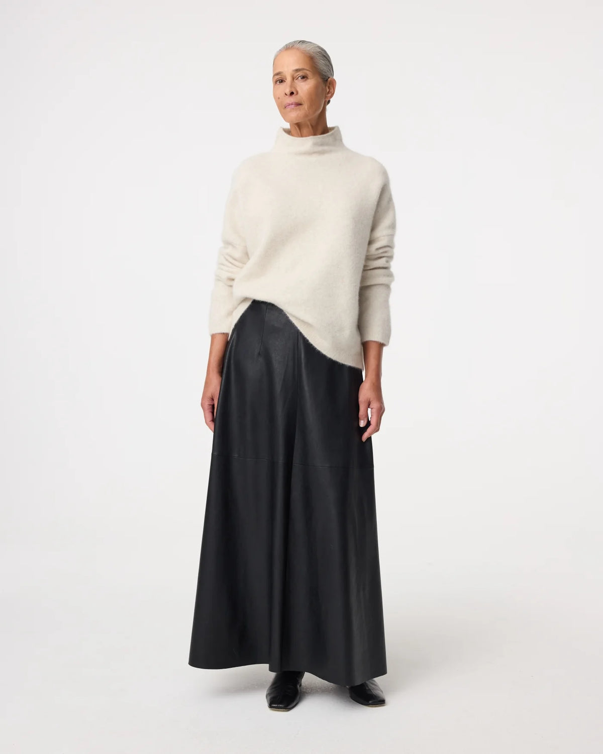 KNIT-TED KIM PULLOVER GREIGE