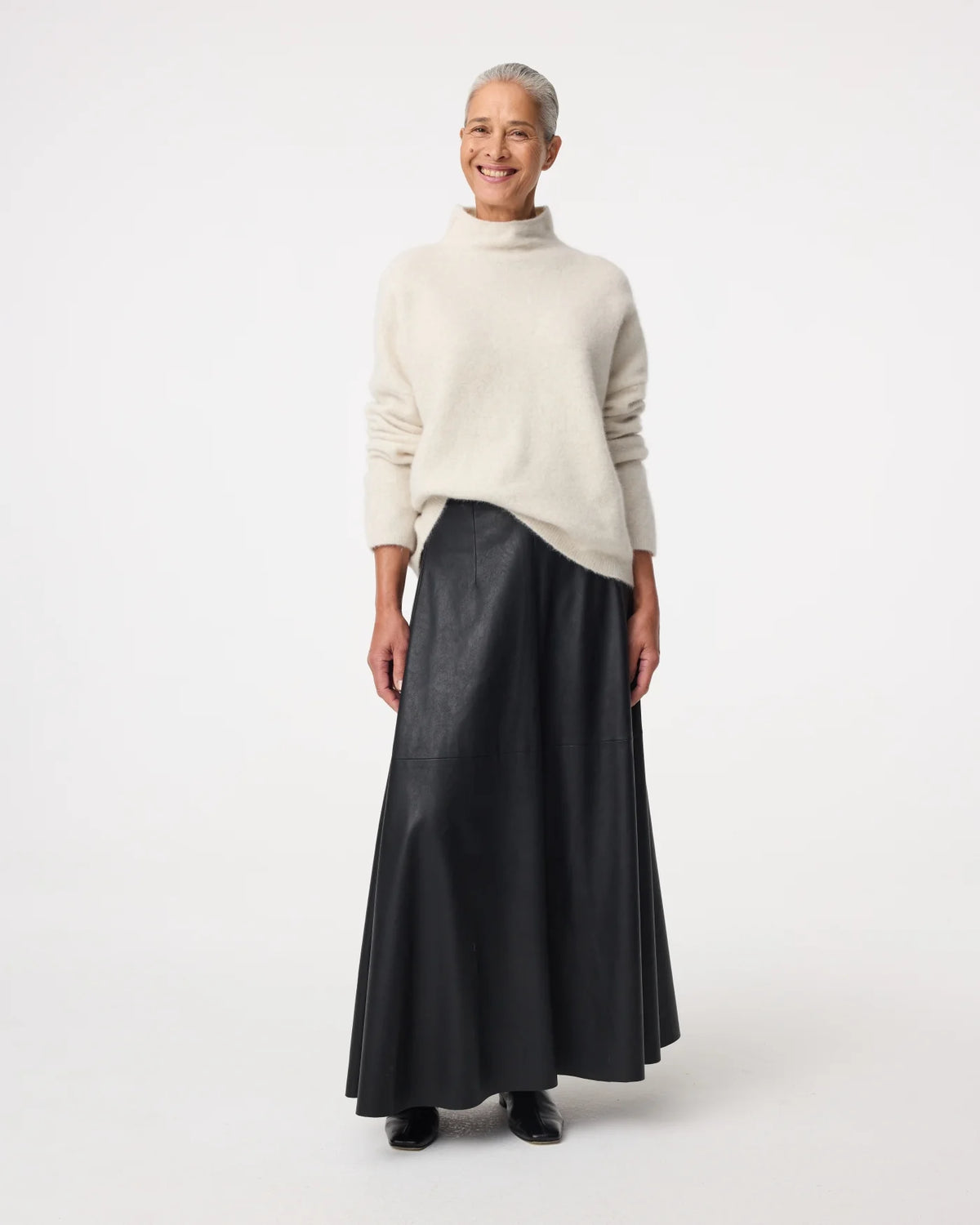 KNIT-TED KIM PULLOVER GREIGE