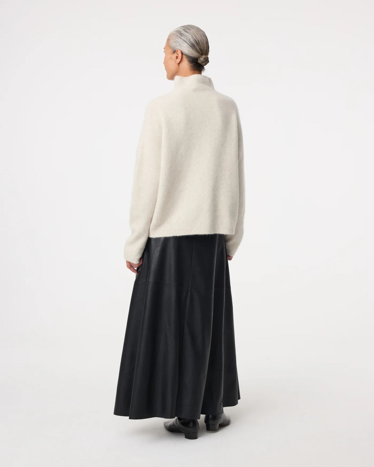 KNIT-TED KIM PULLOVER GREIGE