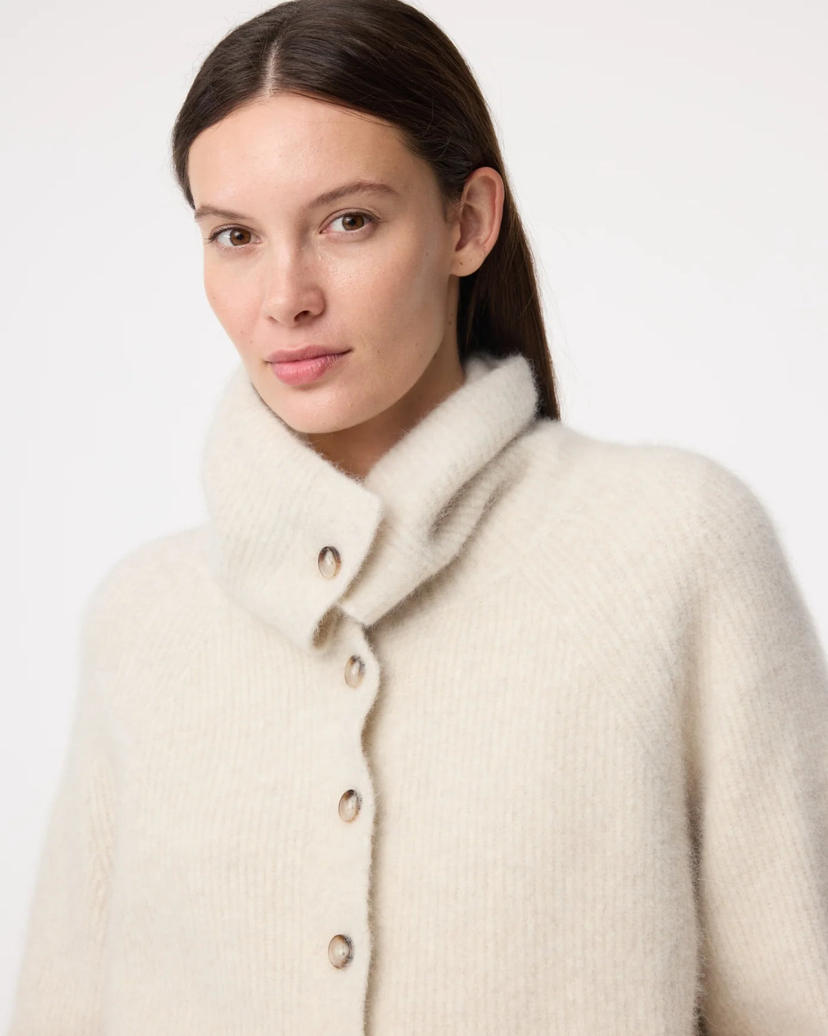KNIT-TED MILO CARDIGAN GREIGE