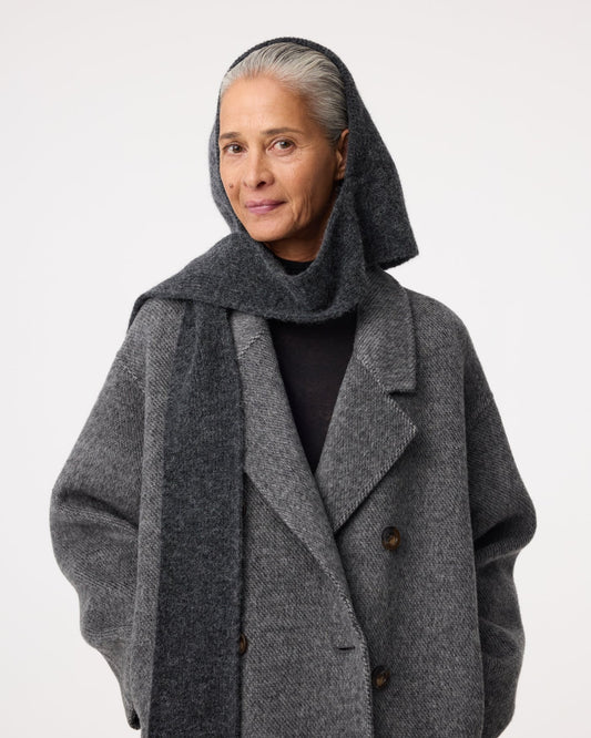 KNIT-TED BETSY SCARF GRIJS