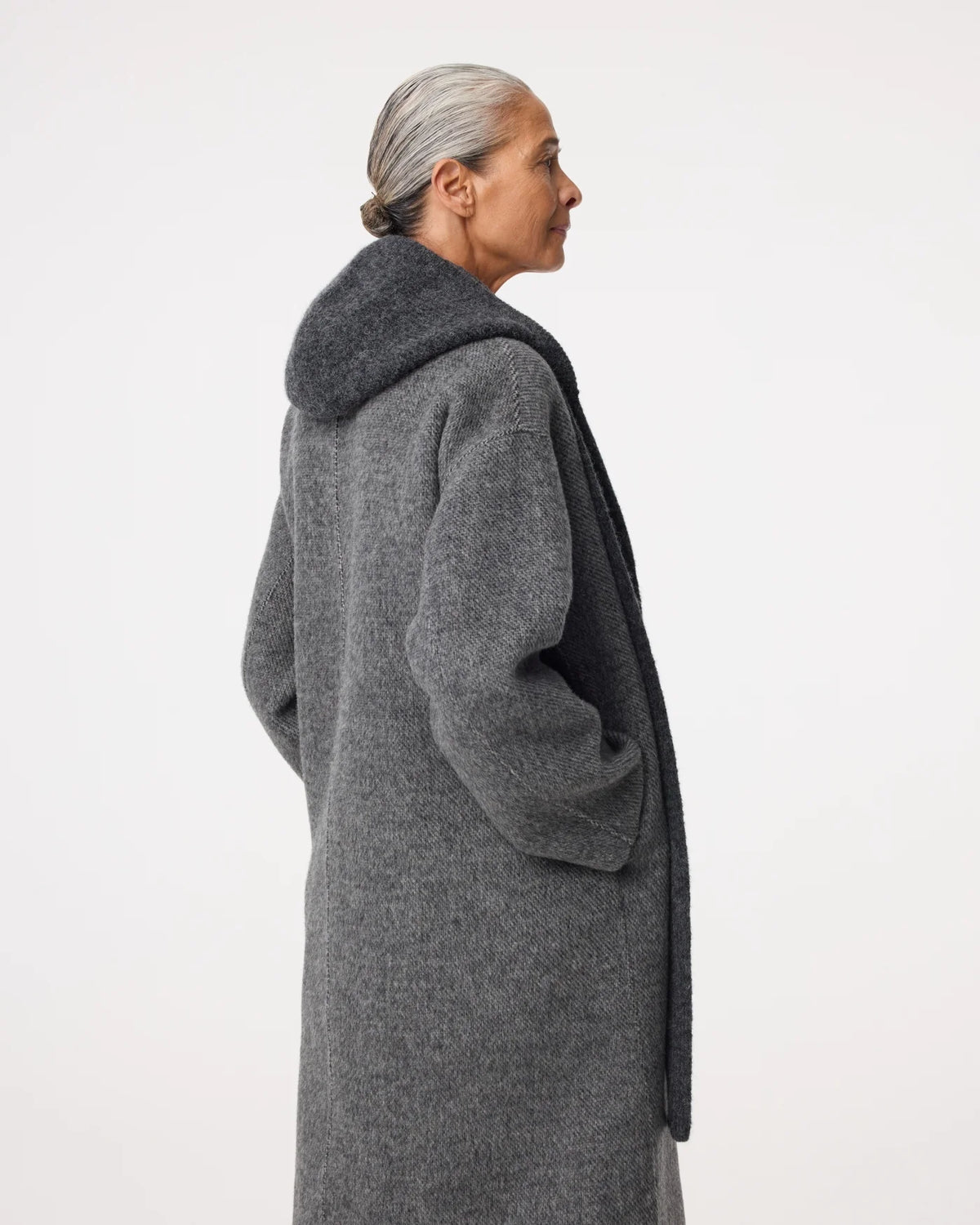 KNIT-TED BETSY SCARF ANTRA GRIJS - S. LABELS