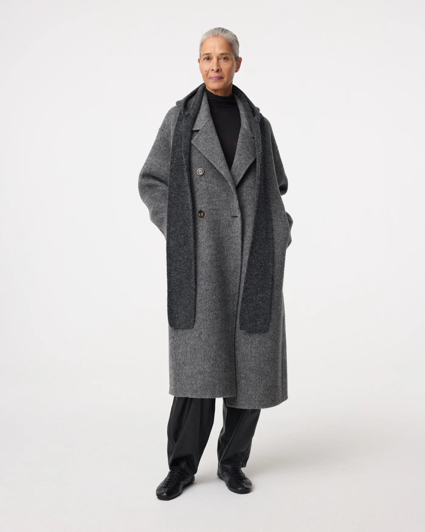 KNIT-TED FAREL COAT ANTRA