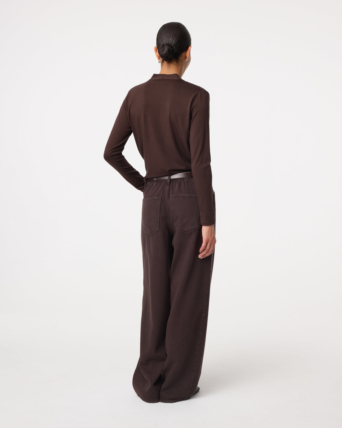 KNIT-TED JETTY TOP CHOCO