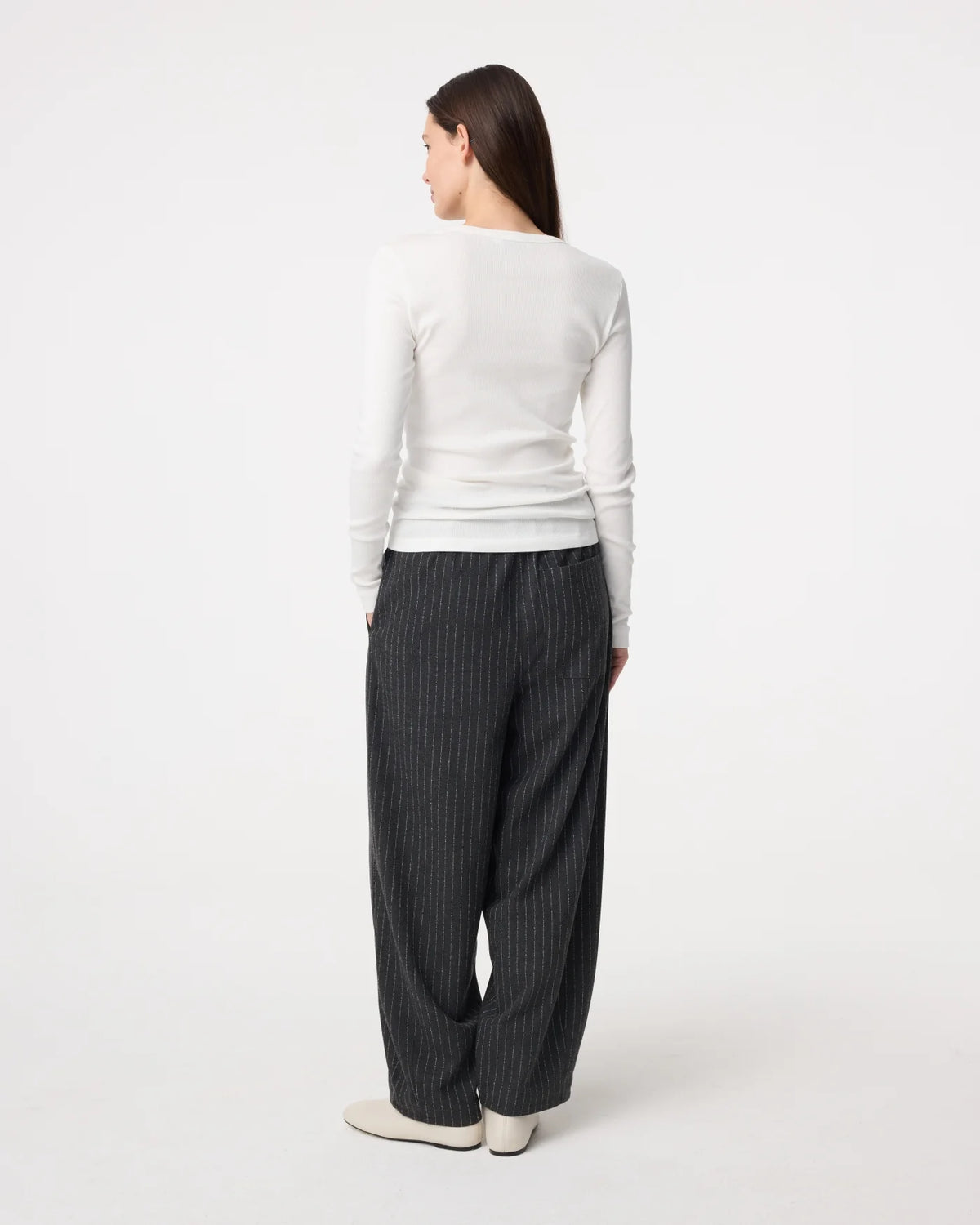 KNIT-TED KALEY TOP OFF-WHITE