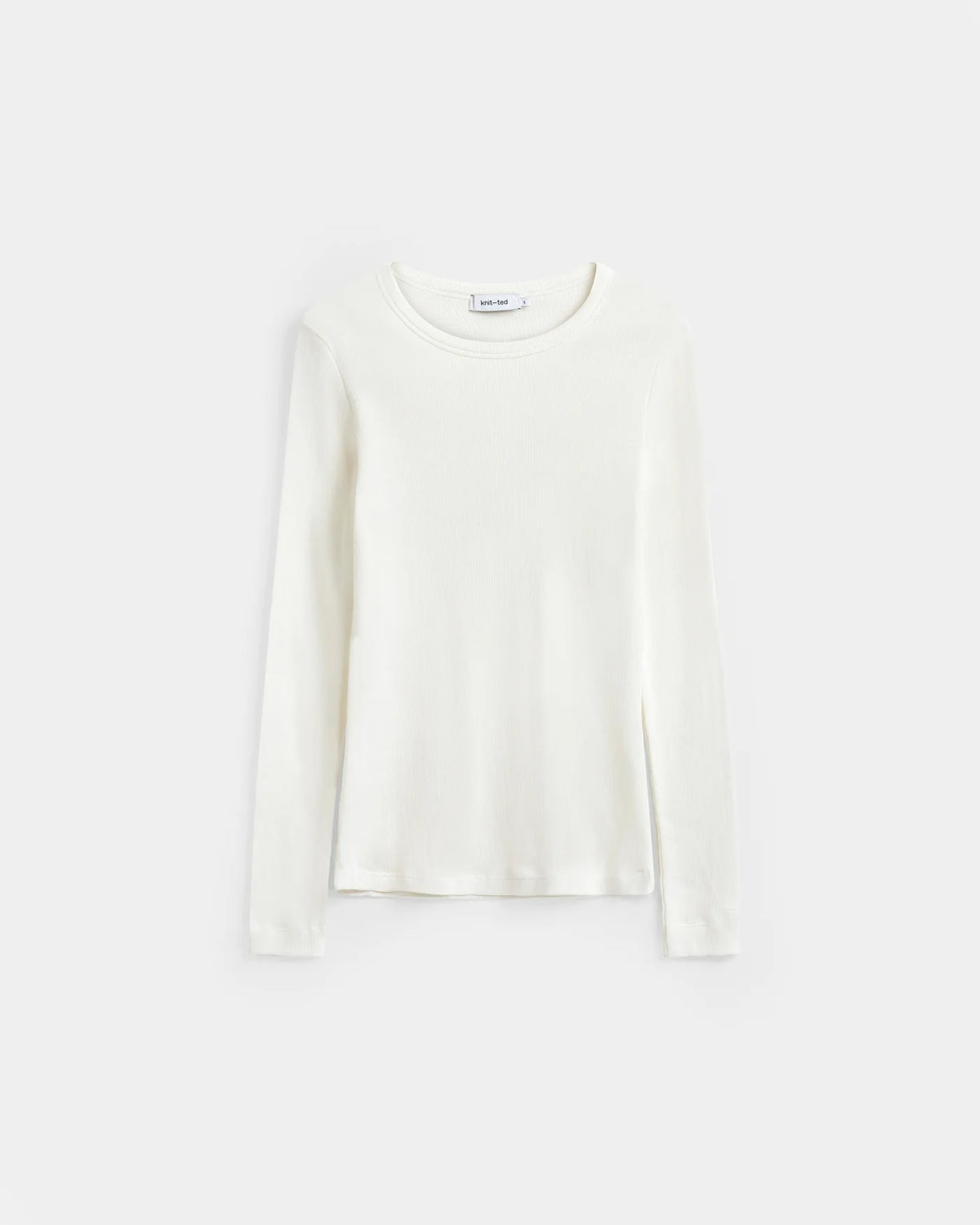 KNIT-TED KALEY TOP OFF-WHITE