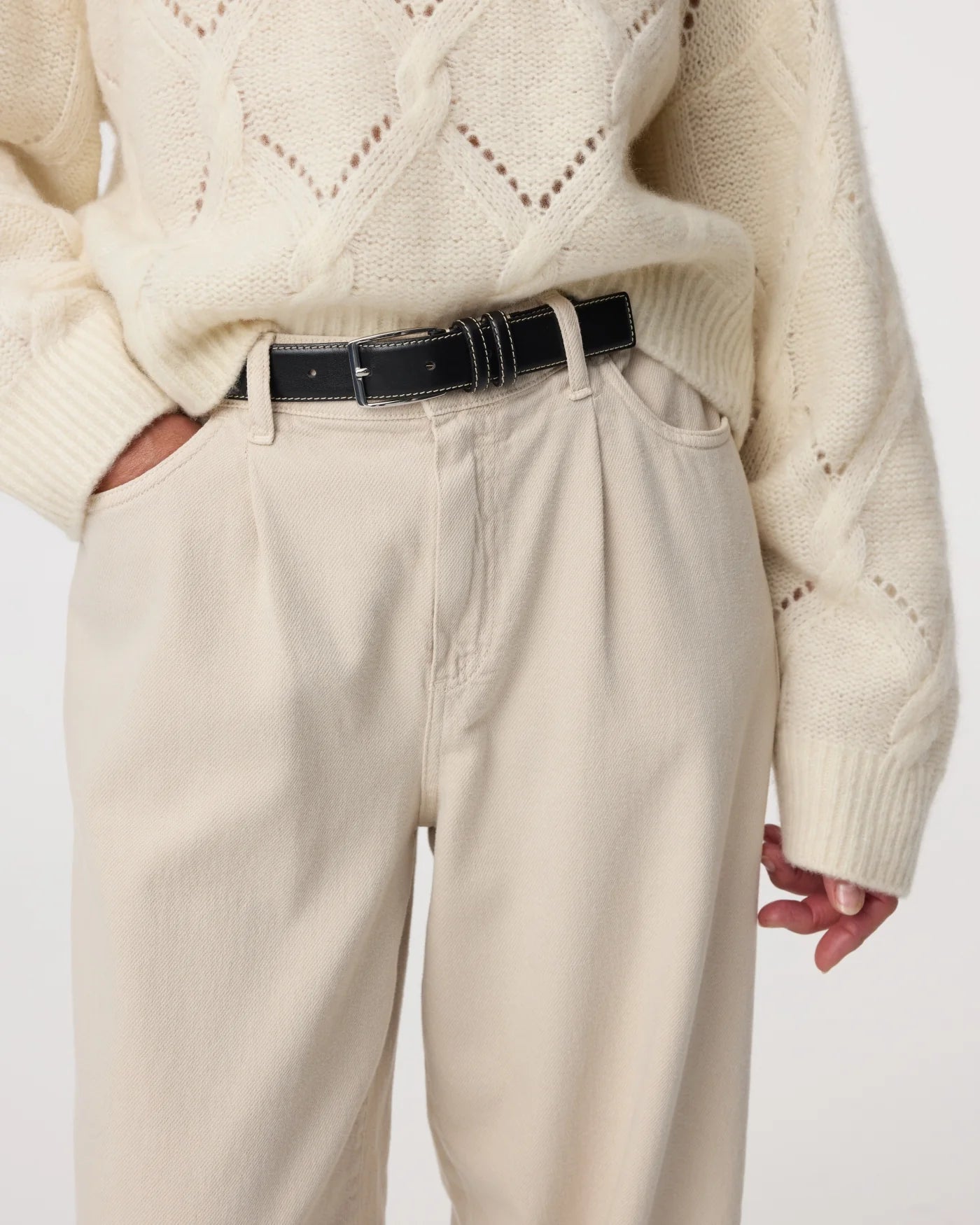 KNIT-TED CHARLY PANTS SAND