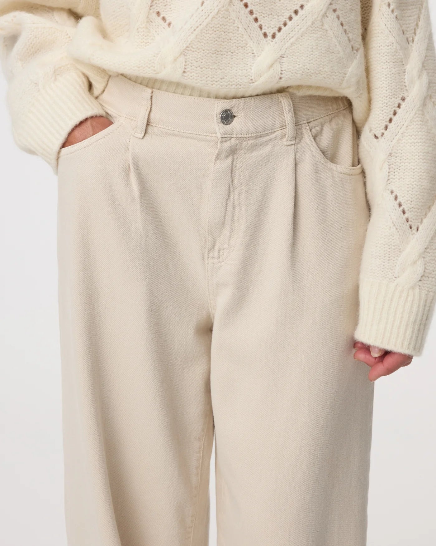 KNIT-TED CHARLY PANTS SAND