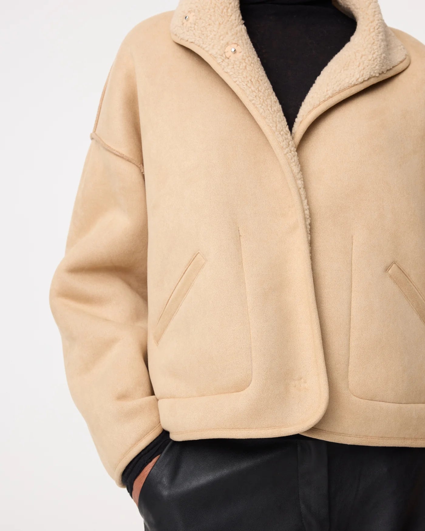 KNIT-TED JILL JACKET SAND