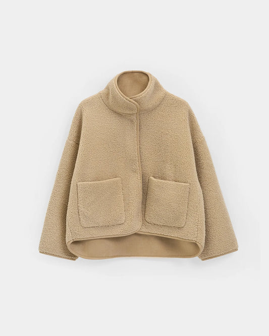 KNIT-TED JILL REVERSIBLE JACKET SAND