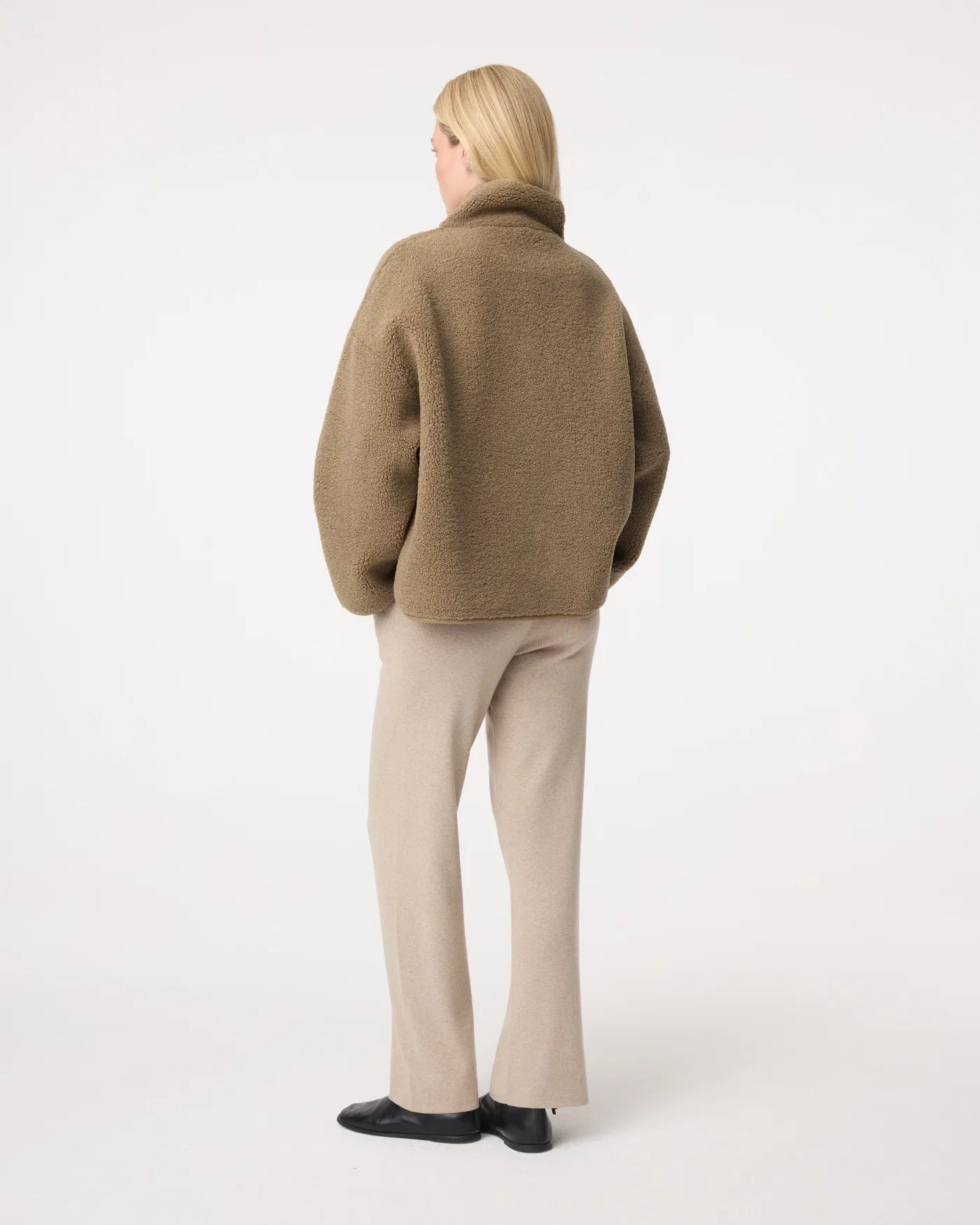 KNIT-TED JILL REVERSIBLE JACKET MOSS