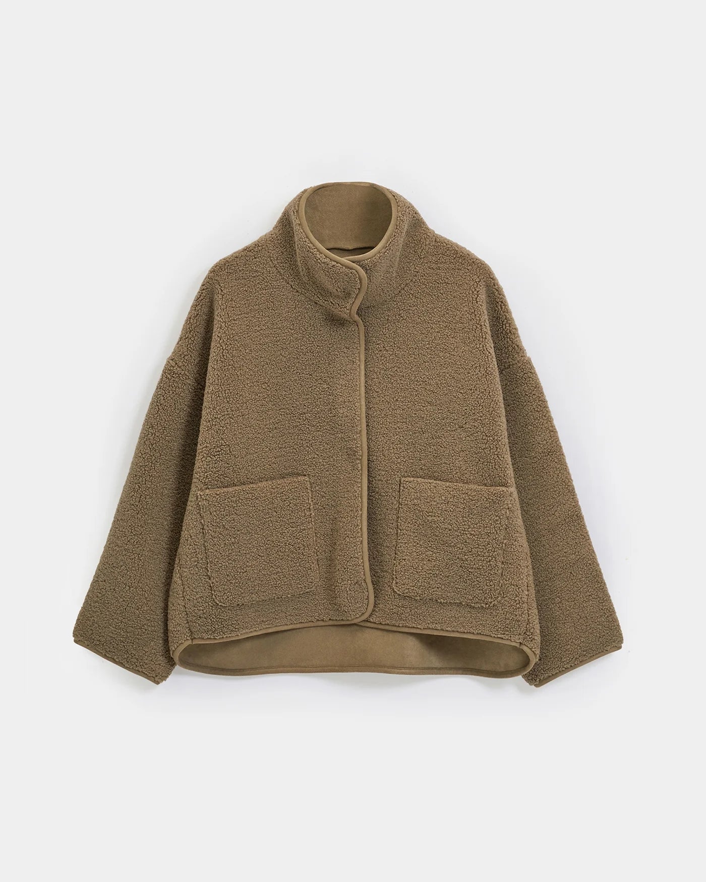 KNIT-TED JILL REVERSIBLE JACKET MOSS