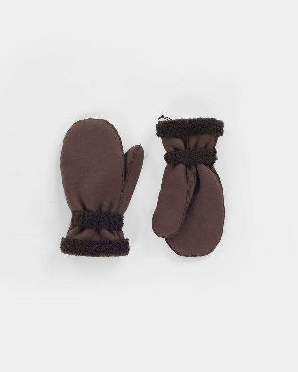 KNIT-TED KITTY GLOVES CHOCO