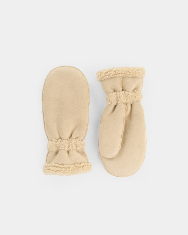 KNIT-TED KITTY GLOVES SAND
