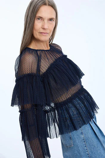 MUNTHE NARIA TOP NAVY - S. LABELS