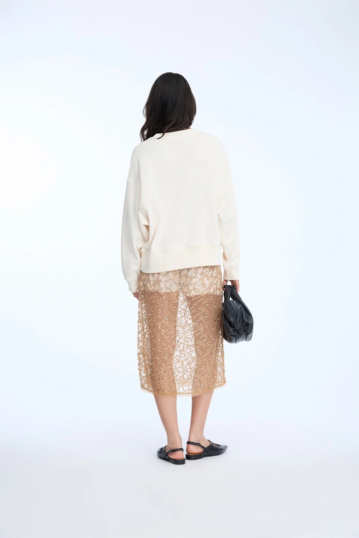 MUNTHE NAKOA SWEATSHIRT CREME - S. LABELS