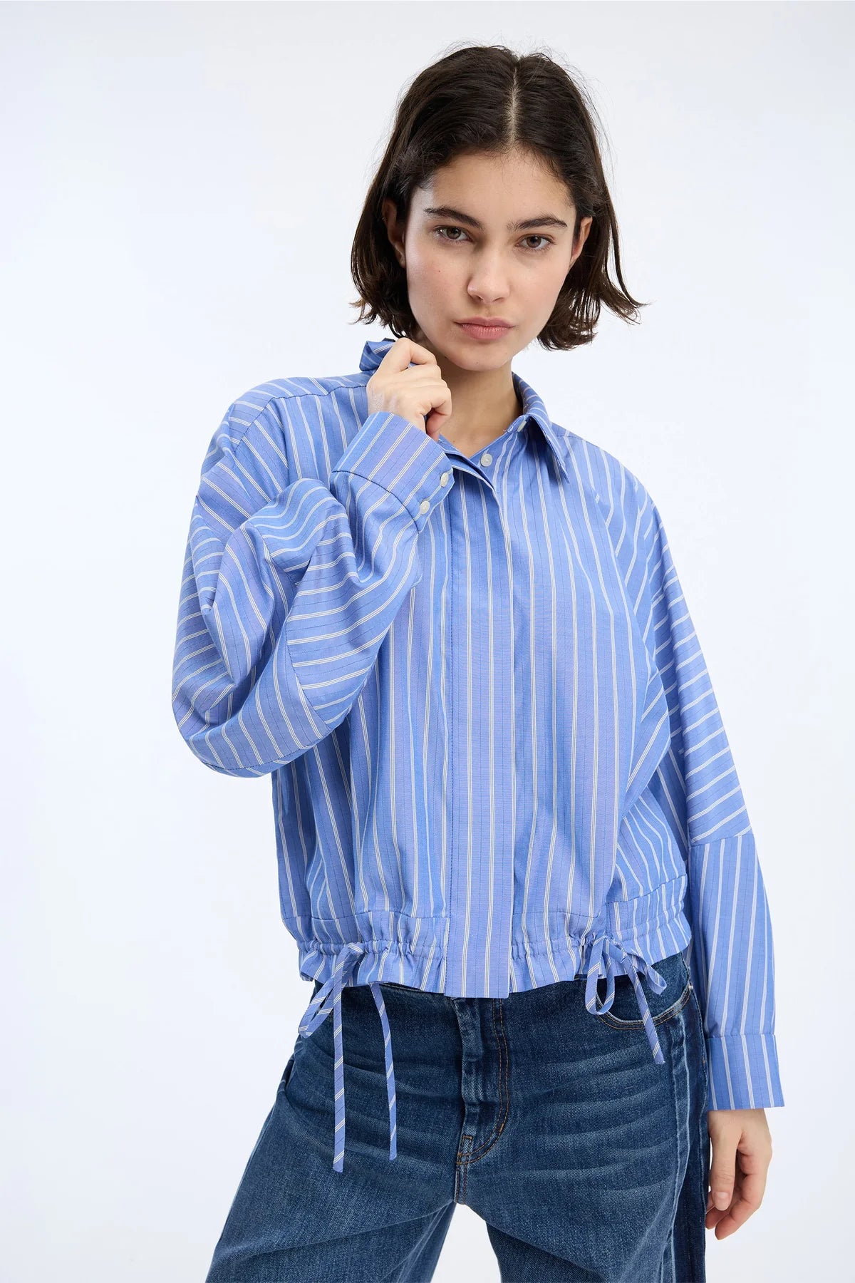MUNTHE LOASTA STRIPED BLOUSE