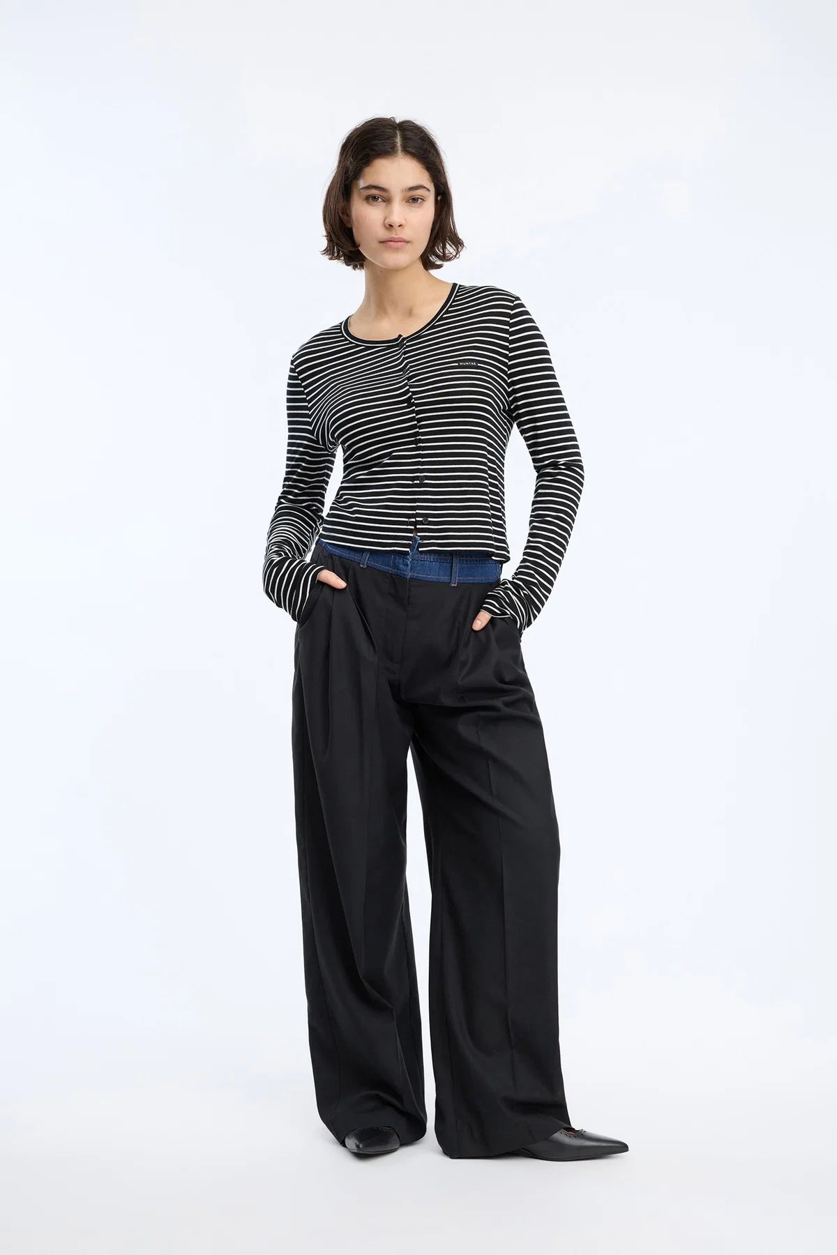 MUNTHE VOELIA TOP BLACK