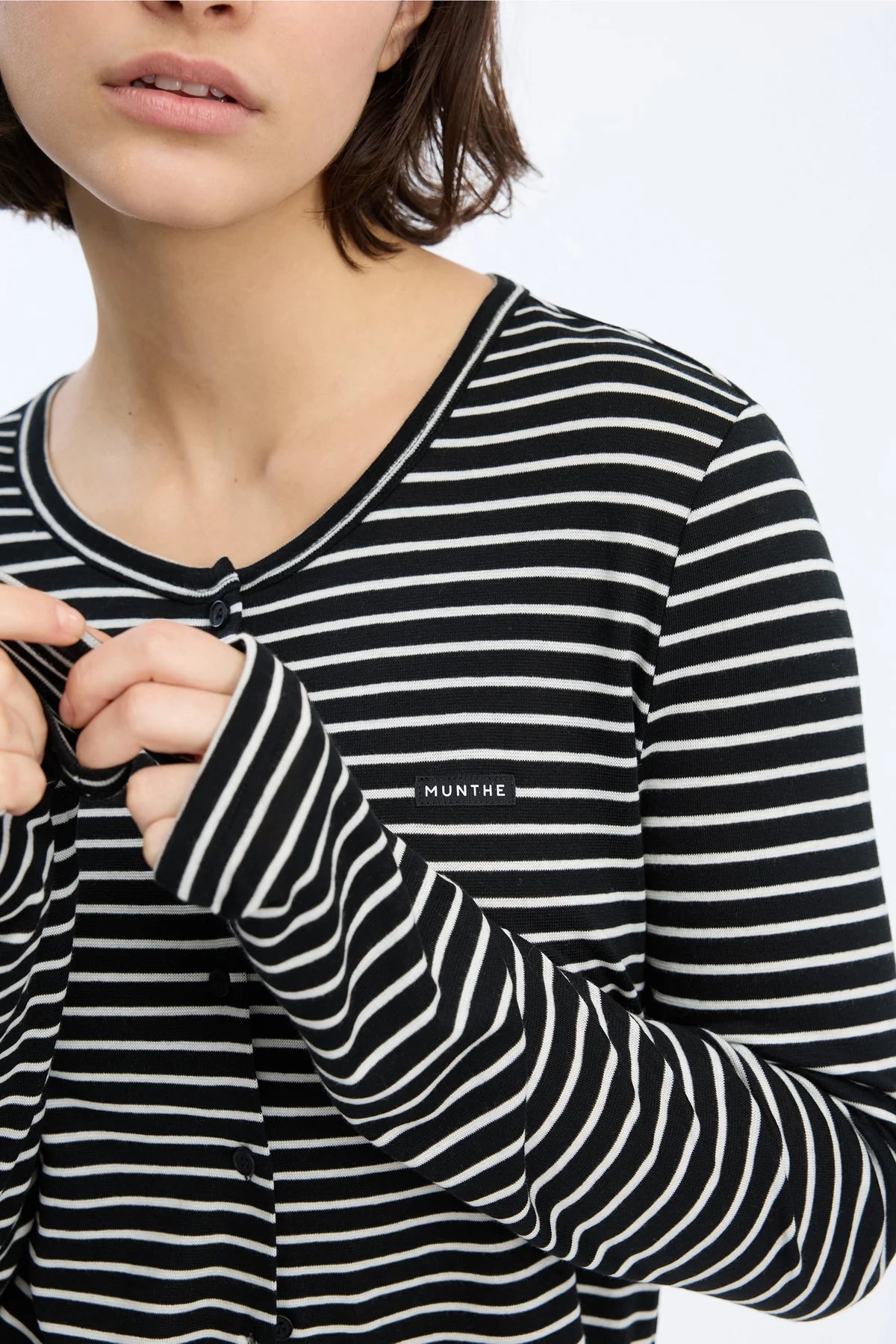 MUNTHE VOELIA TOP BLACK
