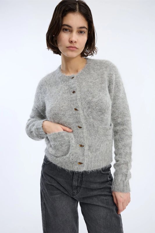 MUNTHE VOVILLA KNIT VEST GRIJS