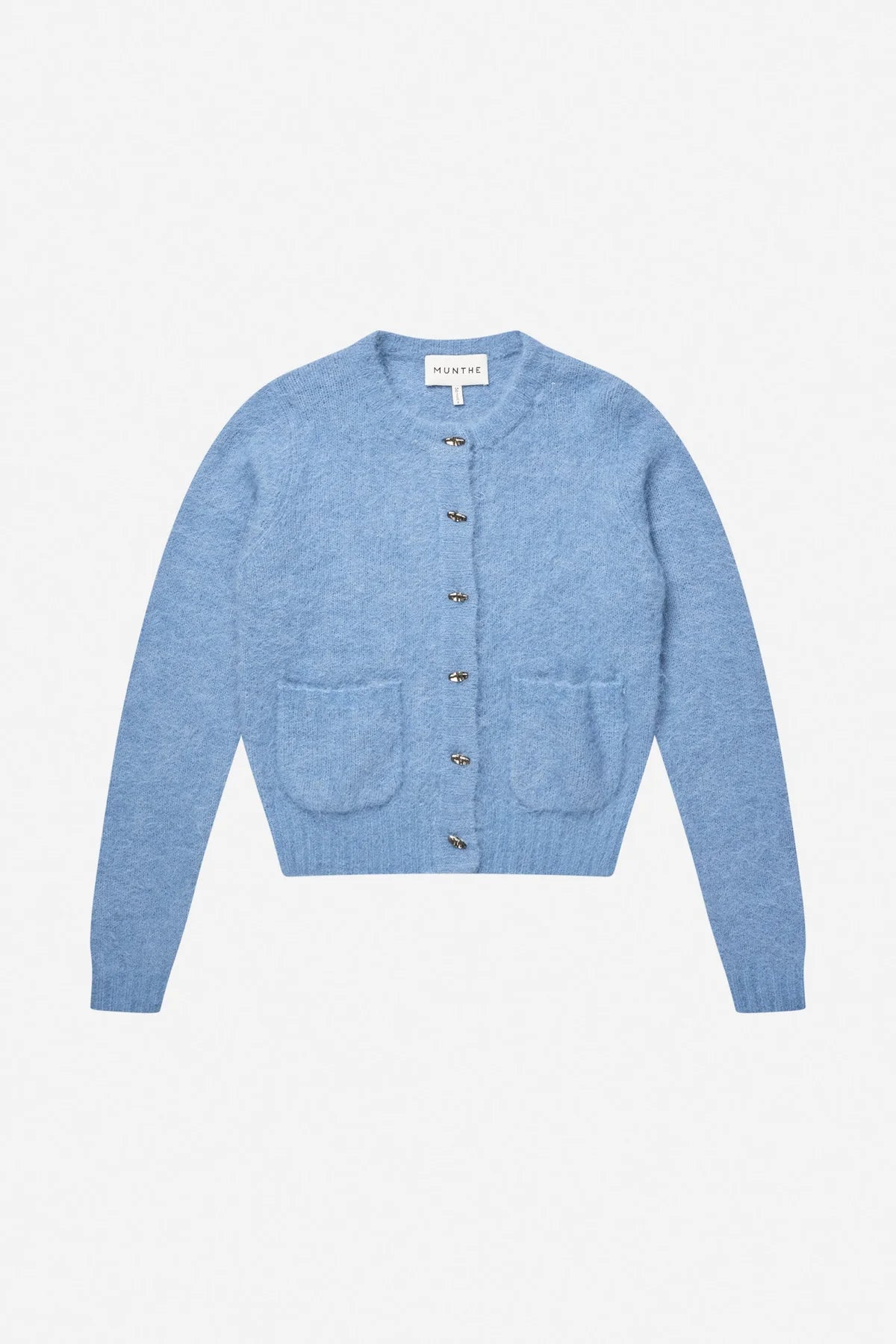 MUNTHE VOVILLA KNIT VEST BLAUW
