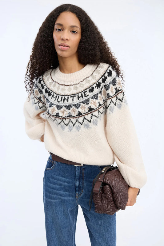 MUNTHE VAFFIE KNIT CREME