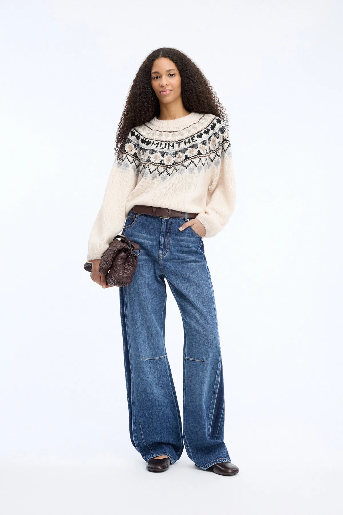 MUNTHE VAFFIE KNIT CREME