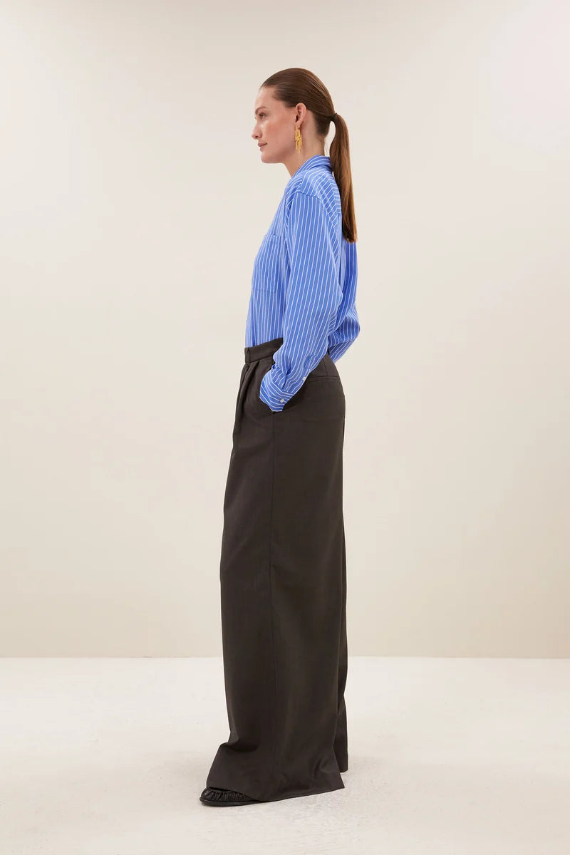 BY BAR LISE STRIPE BLOUSE AZUR