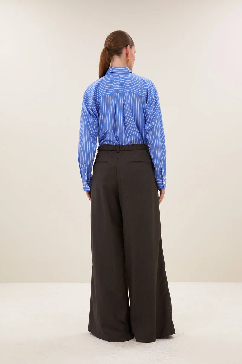 BY BAR LISE STRIPE BLOUSE AZUR