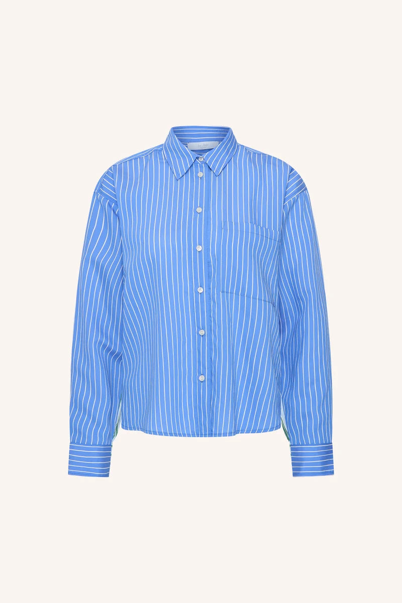 BY BAR LISE STRIPE BLOUSE AZUR
