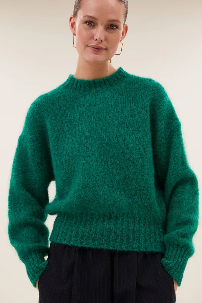BY BAR SONNY PULLOVER EVERGREEN