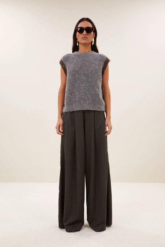 BY BAR SEF PANTS DARK BROWN