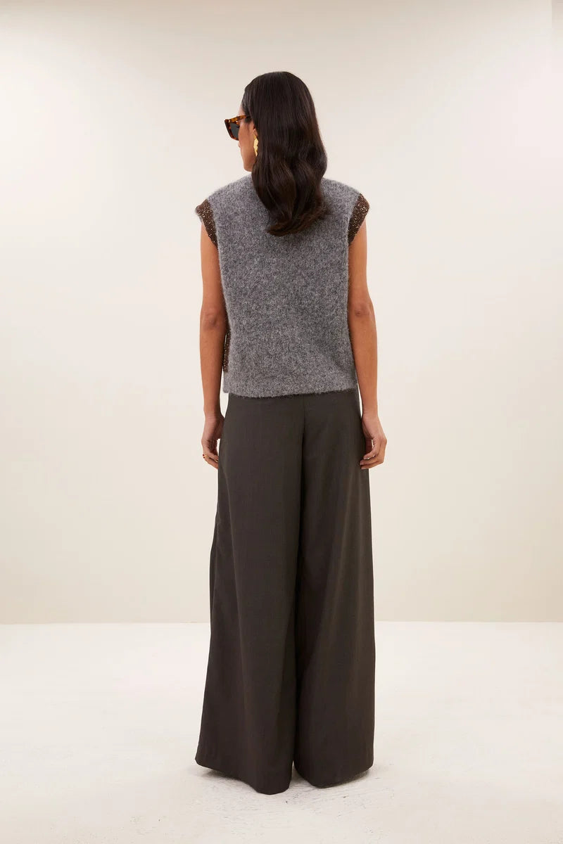 BY BAR SEF PANTS DARK BROWN