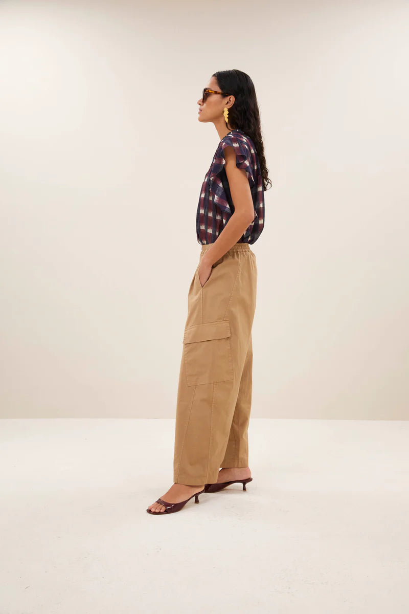 BY BAR MATCHA CARGO PANTS CAMEL
