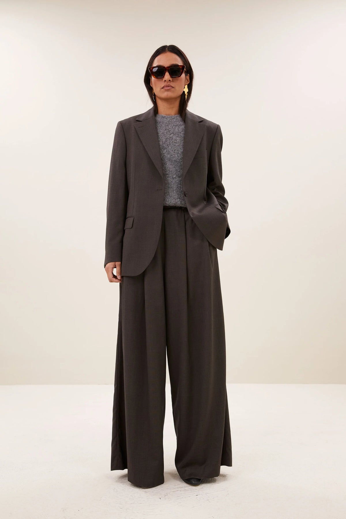 BY BAR MIKKEL BLAZER DARK BROWN