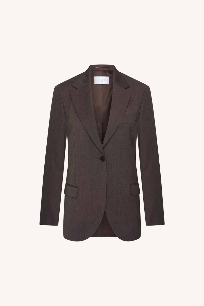 BY BAR MIKKEL BLAZER DARK BROWN