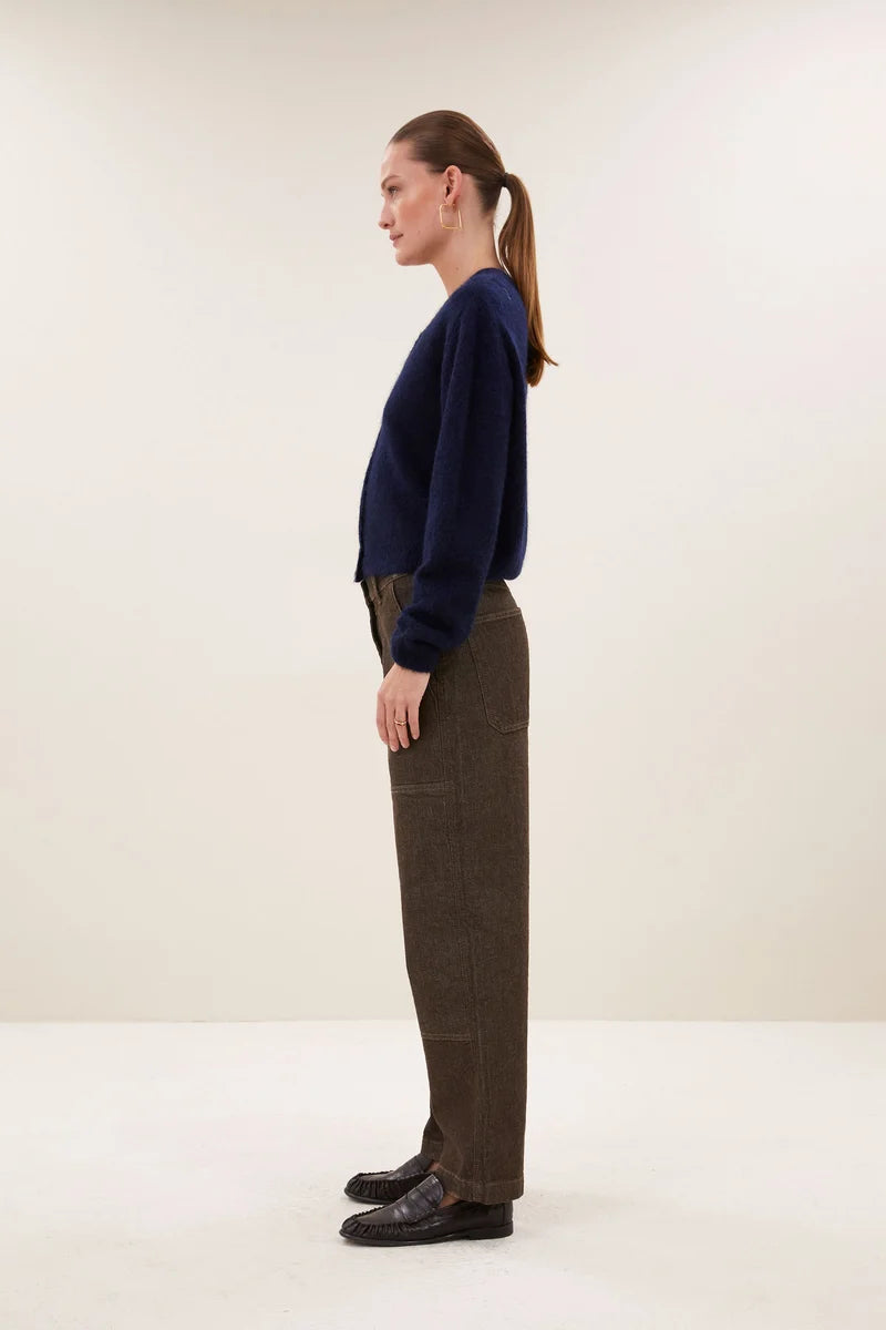 BY BAR JENNA WORKER JEANS DARK BROWN