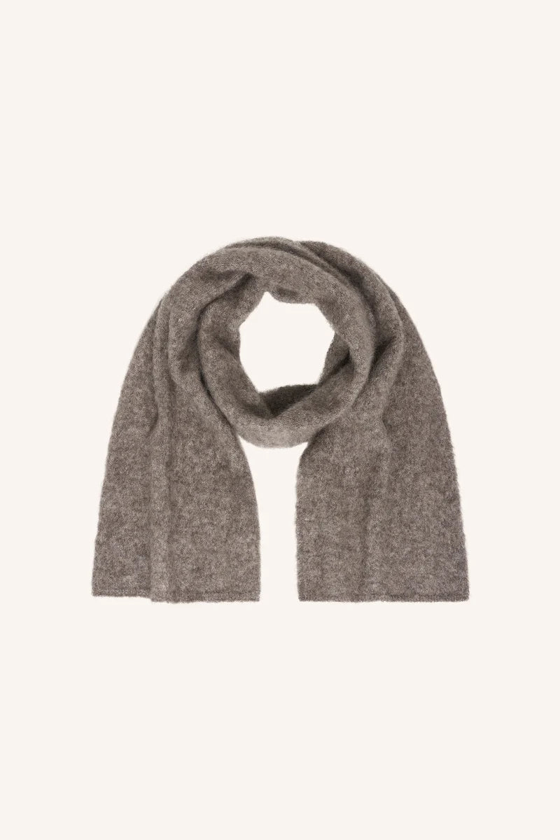 BY BAR LEAH NORTON SCARF DARK BISCUIT
