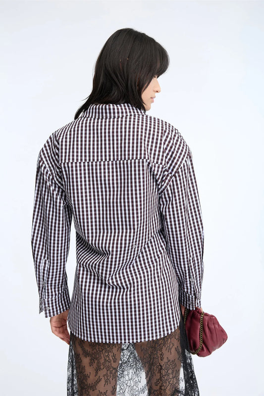 MUNTHE BLOUSE CAROL PLUM