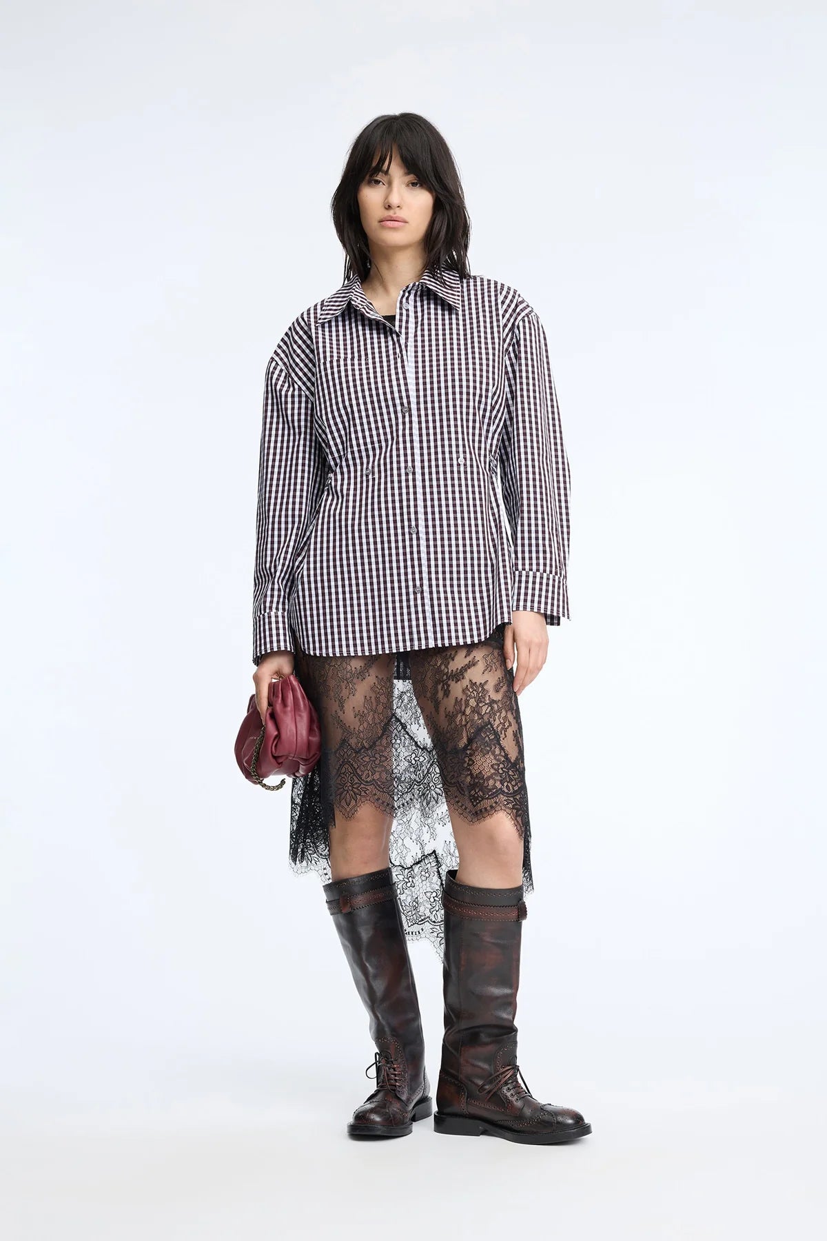 MUNTHE BLOUSE CAROL PLUM