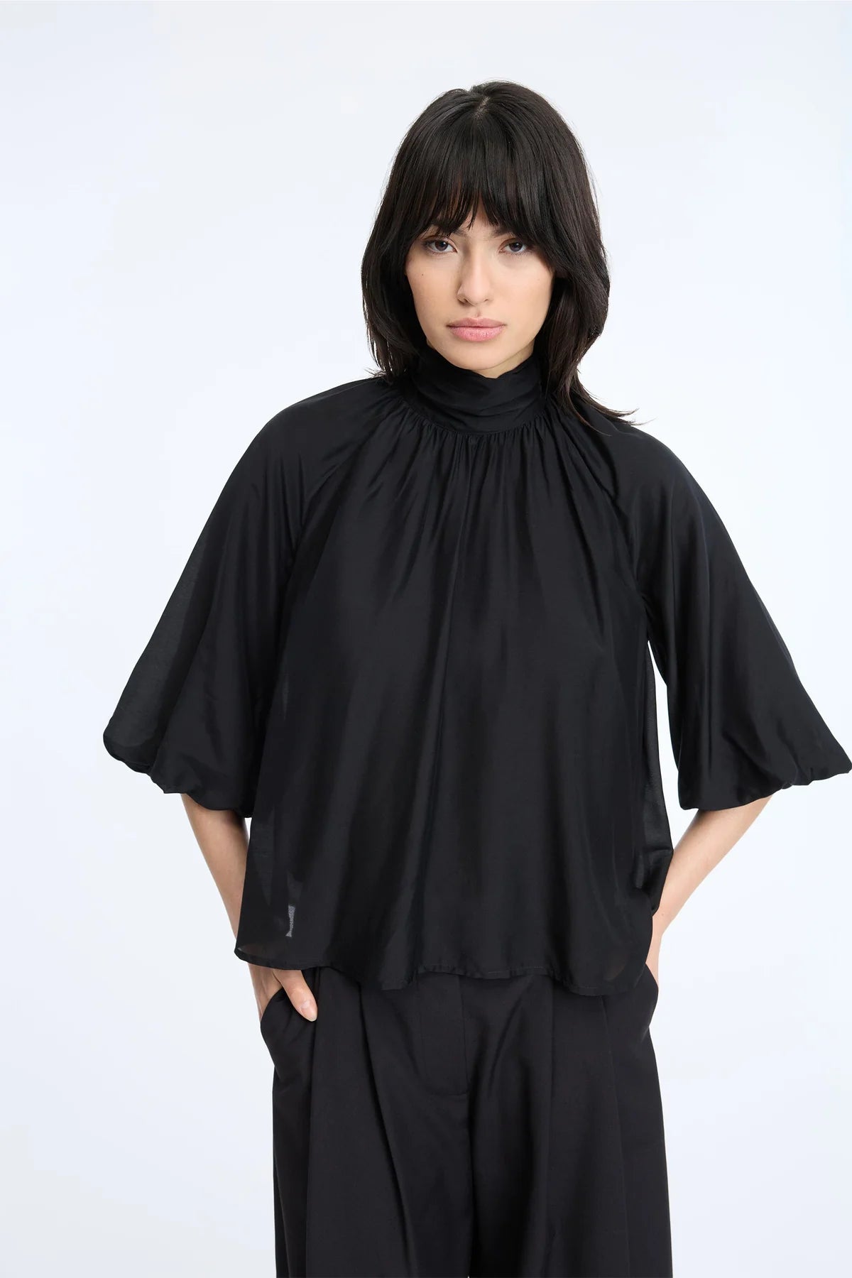 MUNTHE BLOUSE CALYPPA BLACK