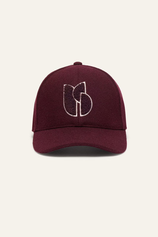 BA&SH CAP HUGO BORDEAUX