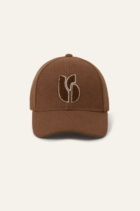 BA&SH HUGO CAP CAMEL