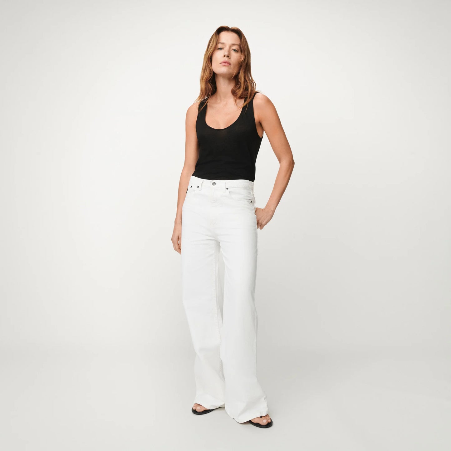 LOIS SKATER LOOSE WHITE - S. LABELS