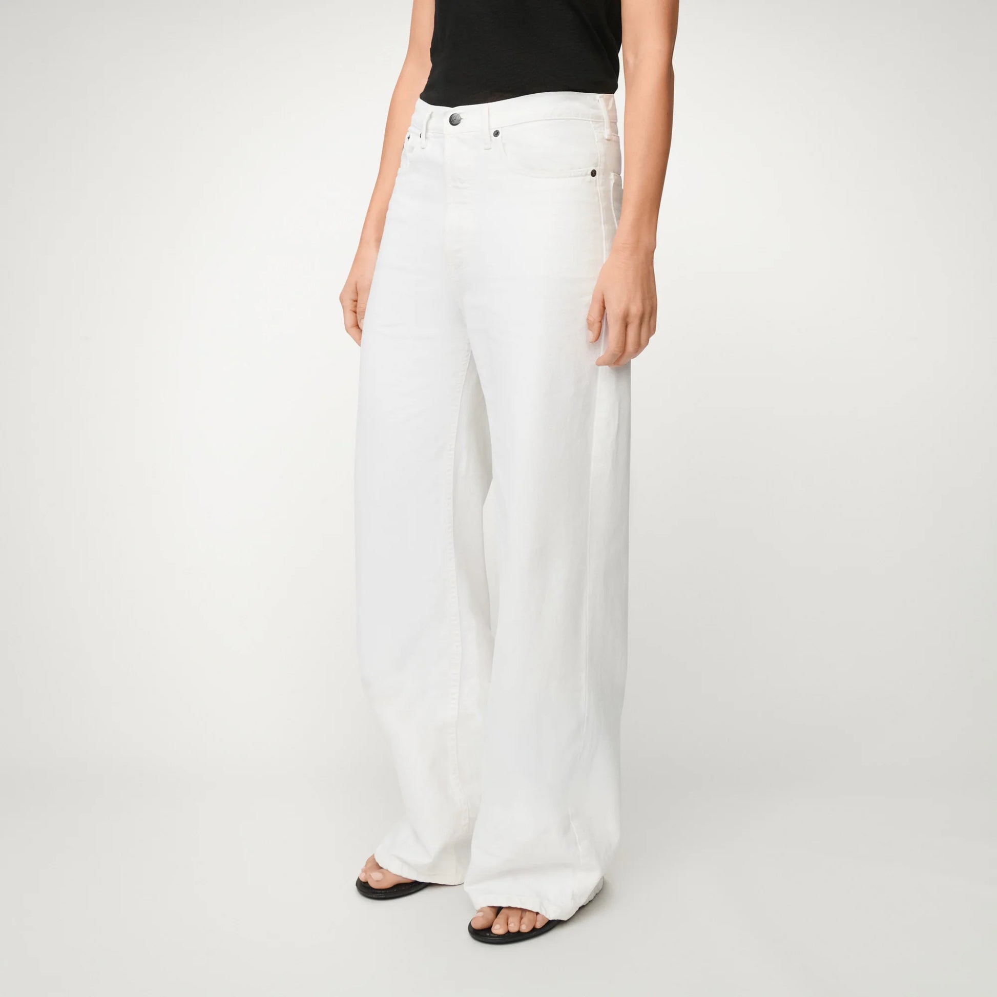 LOIS SKATER LOOSE WHITE - S. LABELS