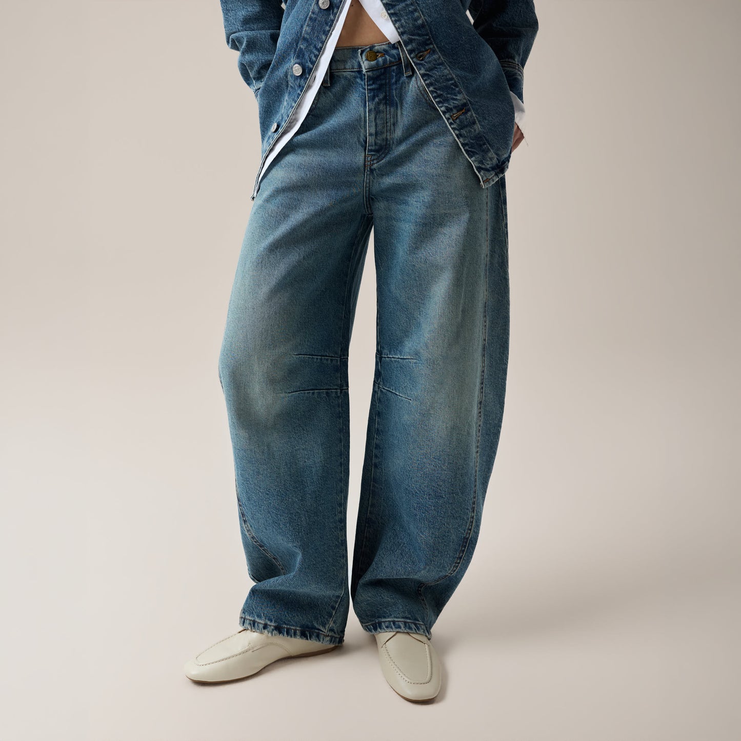 LOIS ALIANA PLEATED BARREL JEANS BARRIL WINTER