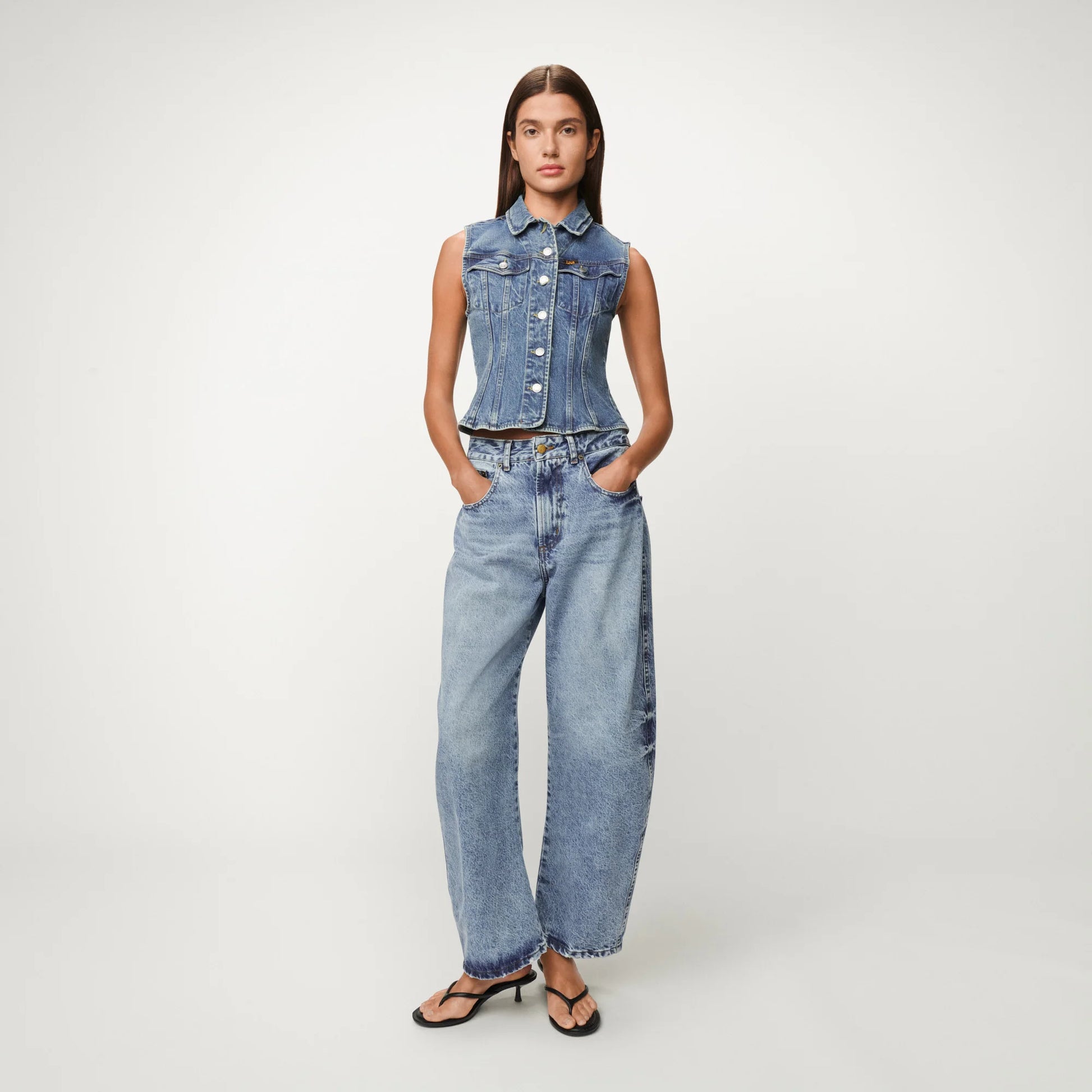 LOIS CELINE VEST STONE - S. LABELS