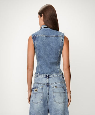 LOIS CELINE VEST STONE - S. LABELS