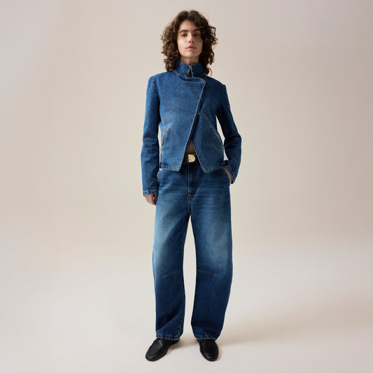 LOIS DALI BARREL CHINO DARK STONE